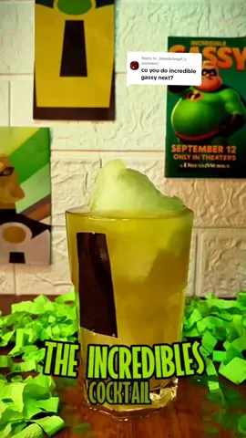 Replying to @_blooda4ngel_ Hmm, who will be next❓🤔 Receipt: 📕 - Vodka 30 ml 🍸 - Melon liqueur 60 m l🍈 - Orange juice 90 ml 🍊 - Gassy's Farts 🤢 #fallfromthesky #mrincredible #incrediblegassy #gassy #theincredibles 