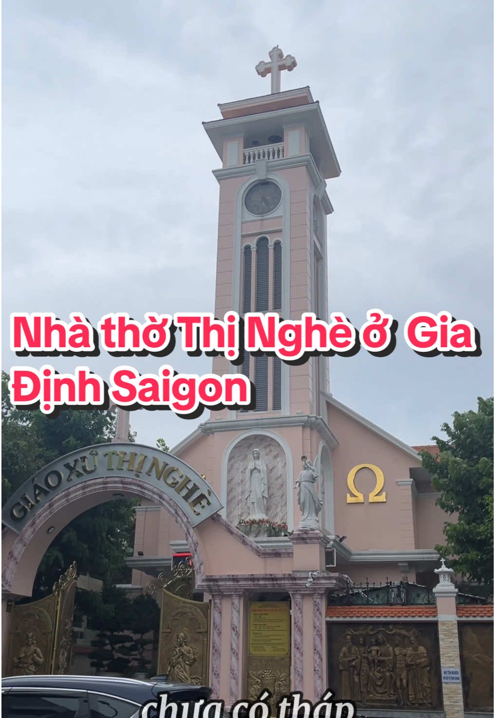 Nhà thờ Thị Nghè ở khu vực ranh giới Gia Định-Saigon, nơi từng có tiểu chủng viện đầu tiên ở địa phận Tây Đàng trong #nhatho #thinghe #catholic #church #saigon