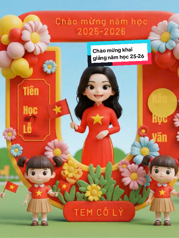 Chào mừng khai giảng năm học 2025-2026 #xuhuongtiktok #ai #mamnon #tranlymamnon66 #khaigiang 