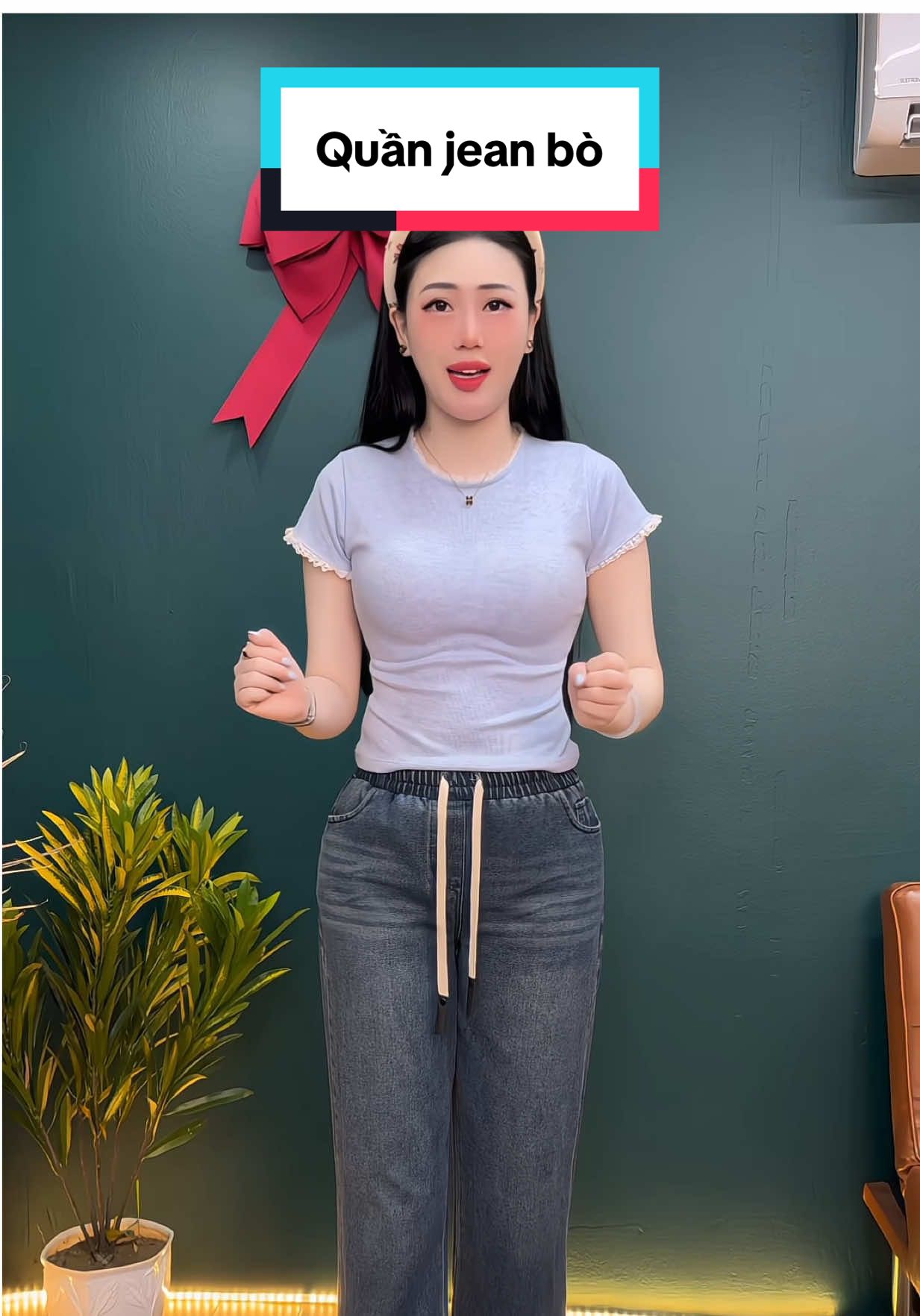 Trả lời @thanh thúy Quần jean bò chất jean đẹp, cạp cao #yumydunggi #quanjeanbo #quanjeannu #thoitrangnu #quanjeansuong 