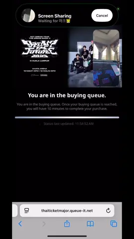 The chaos just for 3tix eventho u have membership😭😭  Lastly skali dapat jugak😚 #TDS4inKL #tds4 #nctdream 