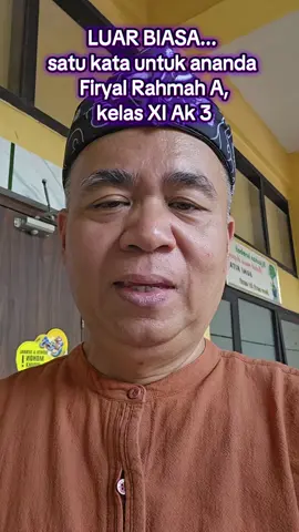 Luar biasa, ..terima kasih ananda Firyal Rahmah A, dari kelas XI Ak 3, anda luar biasa, kami mengapresiasi perjuangan yg telah ananda lakukan untuk menjadi salah satu Paskibraka Kab. Subang. Kami yakin perjuangan itu pasti tidak mudah. Terima kasih tularkan ilmunya kepada rekan-rekan ya.  #disdikjabar  #CadisdikWilIV  #masedy  #dedimulyadi71  #Disdikbudsubang 