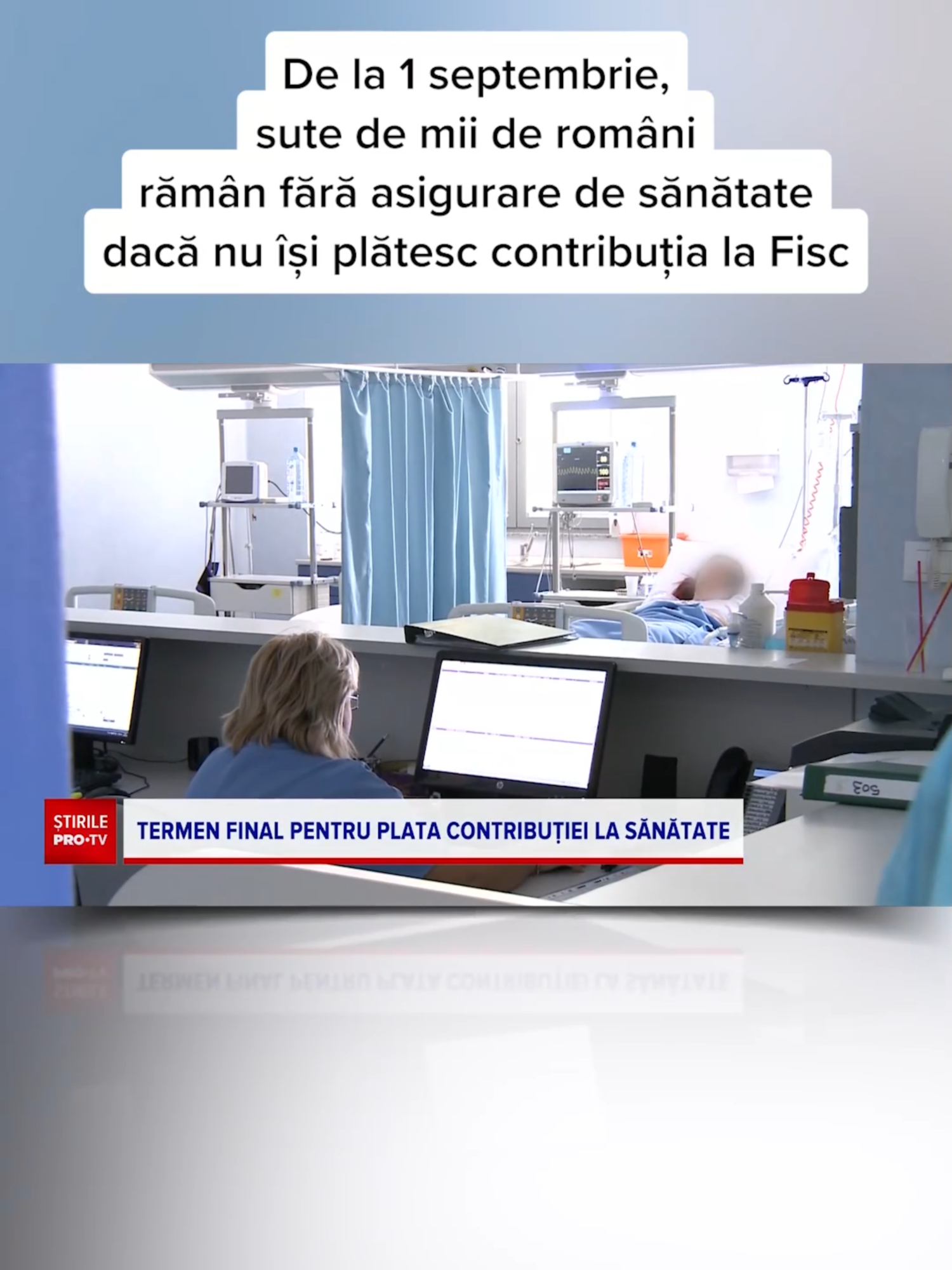 De la 1 septembrie, sute de mii de români rămân fără asigurarea de sănătate dacă n-au plătit contribuția aferentă stabilită de Guvern. #stirileprotvdeastazi #news #stiri #protv #stirileprotv