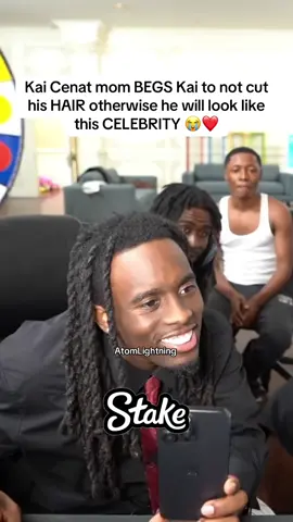 Kai Cenat mom BEGS Kai to not cut his HAIR otherwise he will look like this CELEBRITY 😭❤️ #kaicenat #mafiathon3 @Kai Cenat 