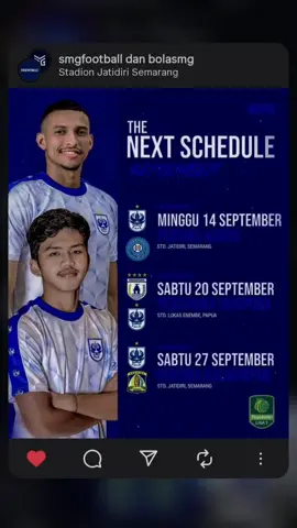 jadwal PSIS Semarang bulan September 2025 championship league #Psisjaya #Psisemarang #Laskarmahesajenar #LEKASPULIHPSISKU #Berbenah  ! 