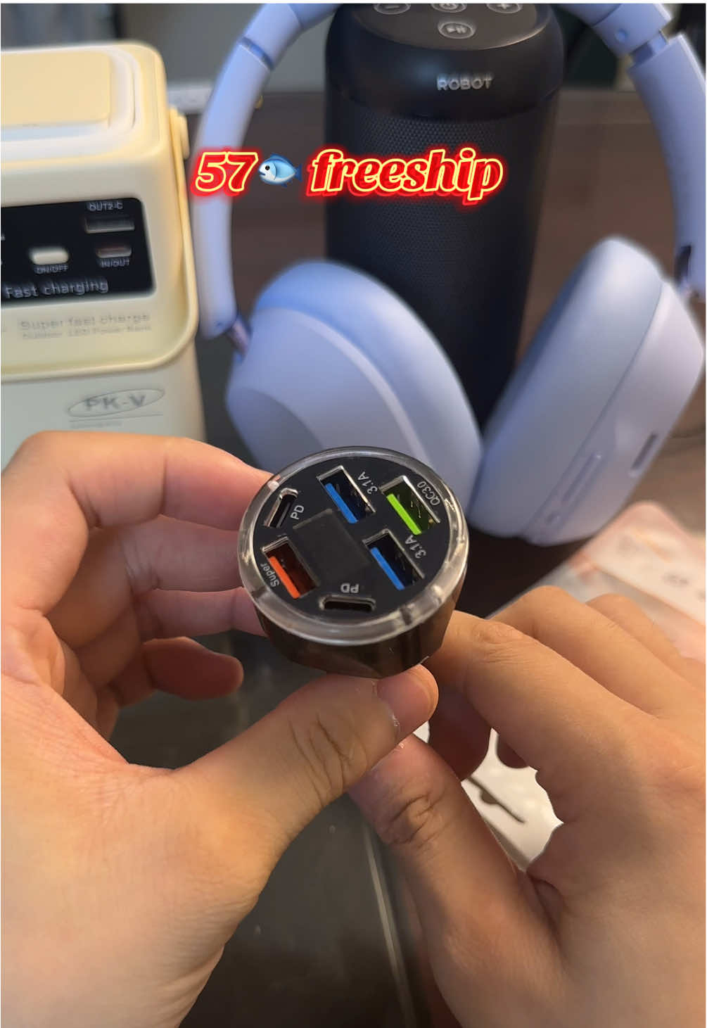 Tẩu sạc ô tô chính hãng Toocki