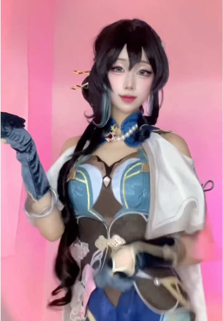 Deng ni ~ #rusnmeihsr #ruanmeicosplay #ruanmei #hongkaistarrail #hsrcosplay 