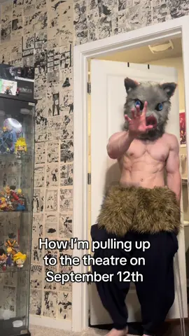 ITS ABOUT TO BE PEAK I CANNOT WAIT 🐗⚔️ #inosuke #demonslayermovie #infinitycastle #inosukecosplay #demonslayercosplay 