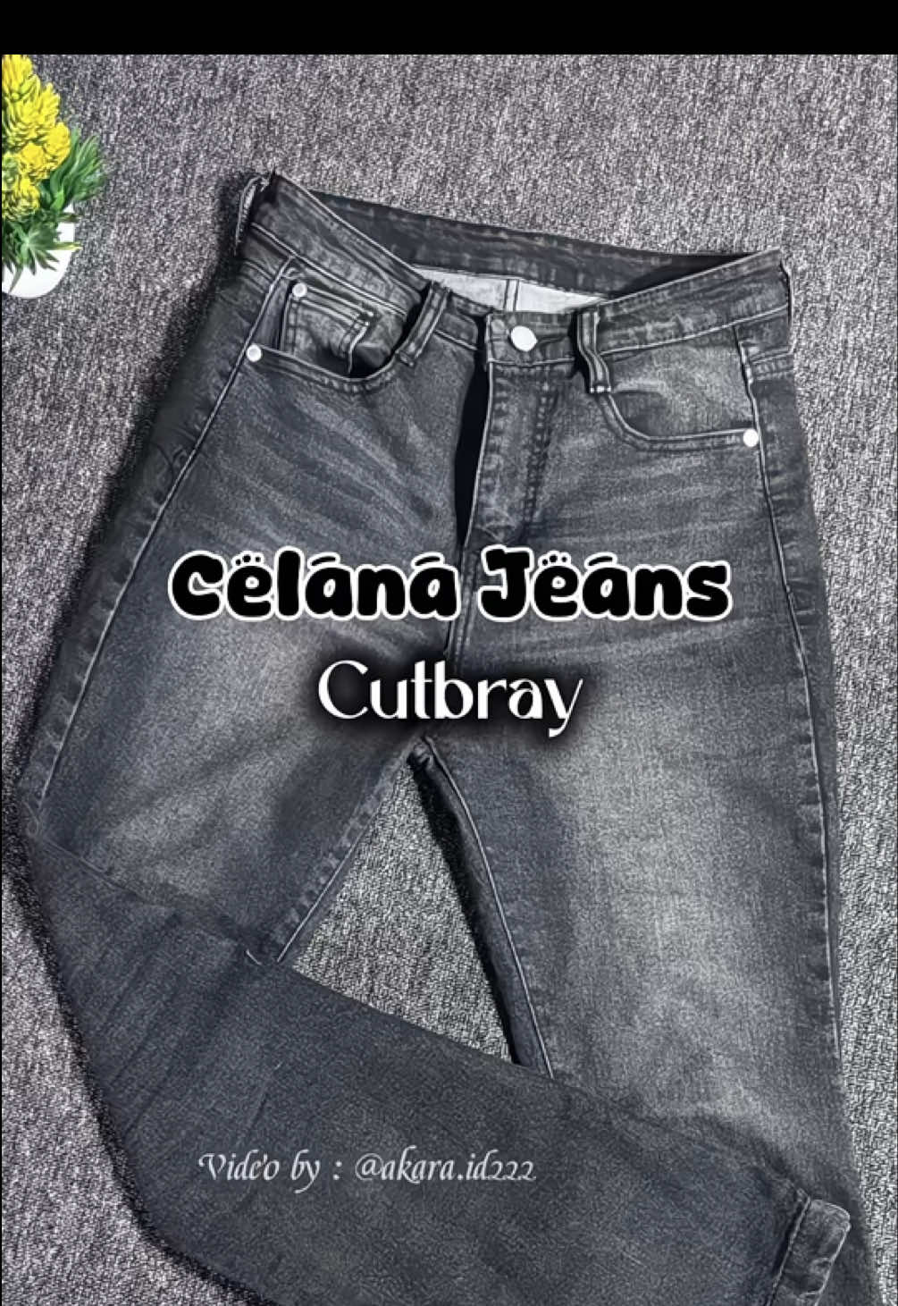 Celana jeans favorite ini mah😍 #celanajeans #jeanshighwaist #cutbrayjeans #highwaistjeans 