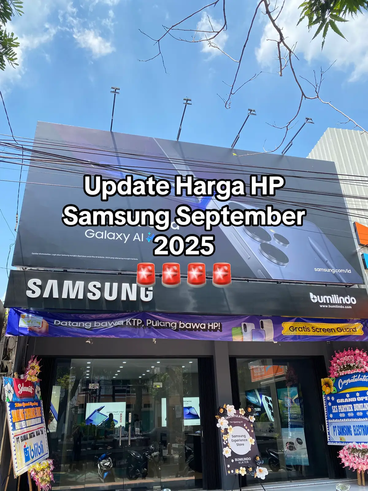 📍Samsung Store by Bumilindo Klaten Jl Pemuda No.11, Sebelah Ilufa Accessories  Terima Tuker Tambah & Cicilan WA : 0858-7877-0794 (Dul) #samsung #samsunggalaxy #promo #fyp #klaten 