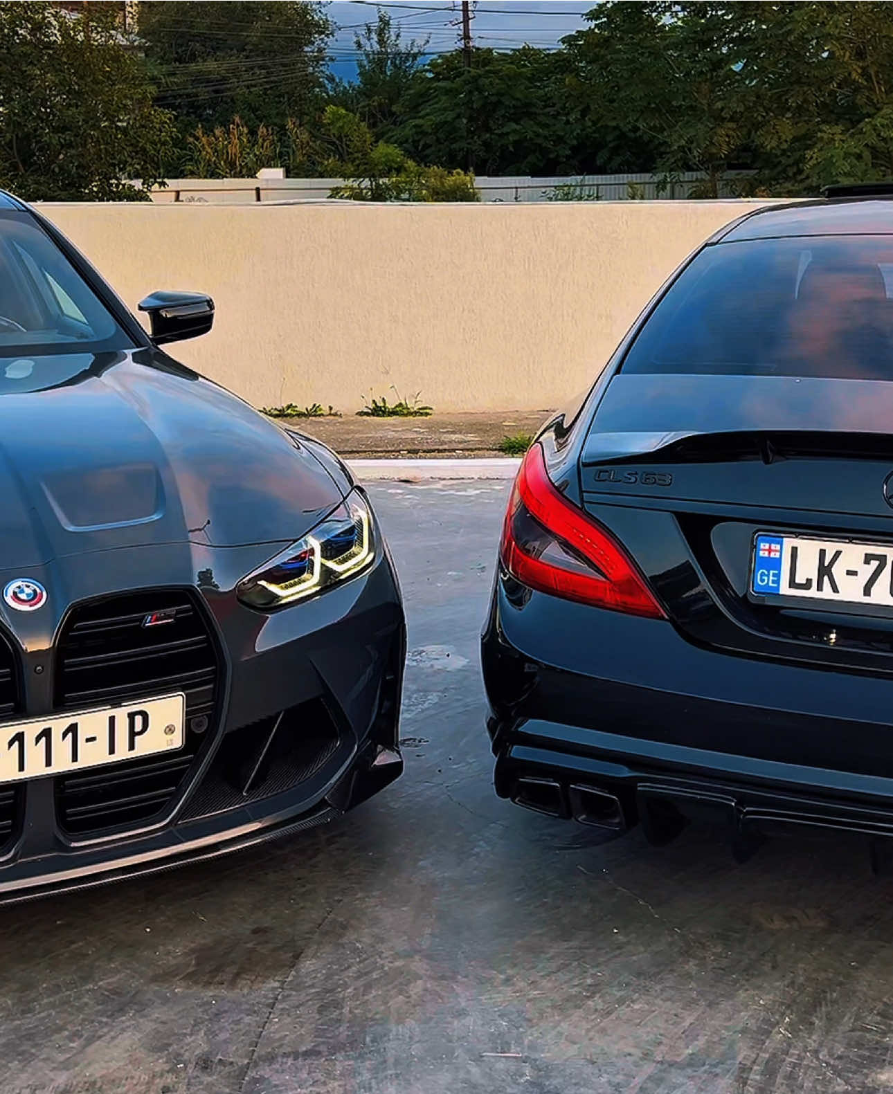 Best Duo ⚡️ • 🏎️ @L7  • #mercedescls #bmwm3 #mercedescls63 #bmwm3competition #m3g80 