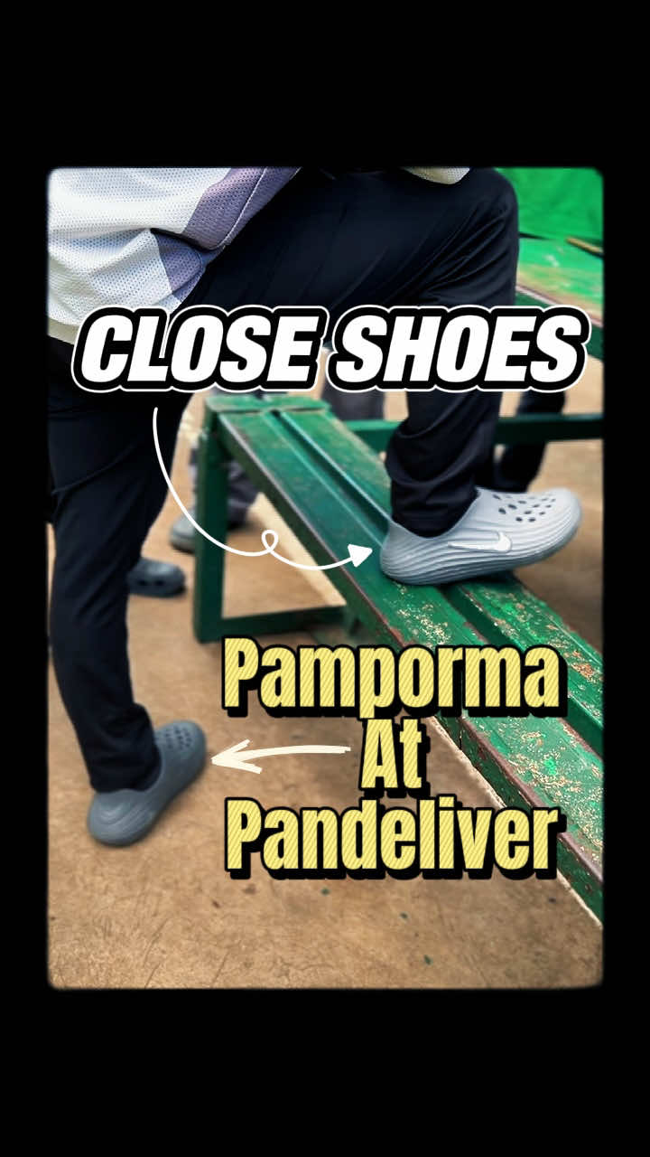 Close shoes na pamporma at pandeliver #shoes #slides #closeshoes #deliveryrider #motohars 