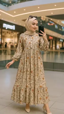#BAJU GAMIS MUSLIM SYARI BUSUI Resleting depan