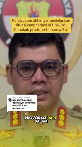 Replying to @desy Polda Jawa Barat kasih klarifikadi soal narasi yang ramai di media sosial soal pengepungan di UNISBA dan UNPAS Bandung!😱 #poldajabar #polisi #unpas #unisba #mahasiswa 