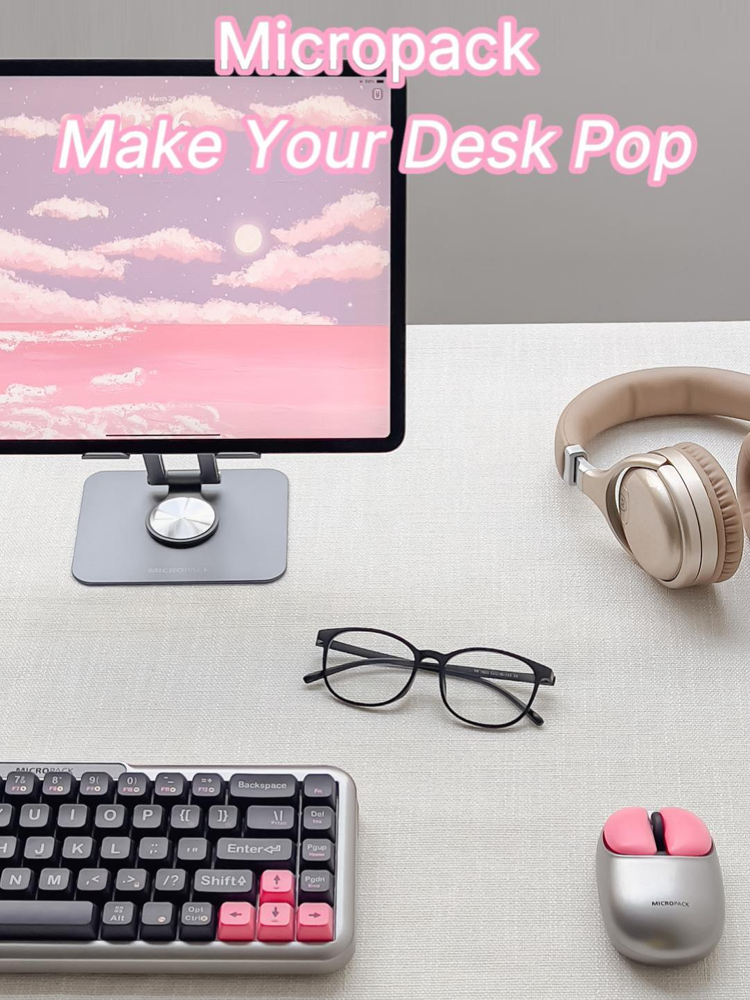 Make Your Desk Pop, Make Work Fun! ✨ 🌸 A workspace you’ll fall in love with at first sight! ⌨ With the K-168WM+ML-202W Keyboard & Mouse Combo, dreamy colors + comfy touch, every click is smoother, every task is faster—style meets performance. Time to create your own little desktop universe ✨ #Micropack #micropackdaily #DeskSetup #DeskUpgrade #KeyboardCombo #WirelessMouse #WirelessKeyboard #coloryourlife #Lifestyle #Tech #DeskGoals #setup