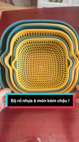 Bộ rổ nhựa tận 6 món đựng rau hoa quả rất tiện lợi ! #rodunghoaquaraonuoc #setrodung6mon #setrodungdodanang  @DIỆP ĐẶNG NÈ  @DIỆP ĐẶNG NÈ  @DIỆP ĐẶNG NÈ 