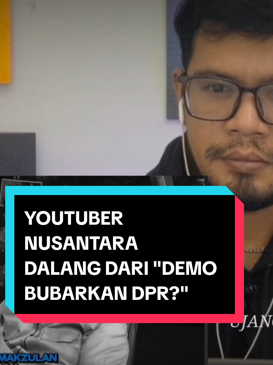 YOUTUBER NUSANTARA DALANG DEMO BUBARKAN DPR? #demobubarkandpr #youtubernusantara #dpr #hoax 