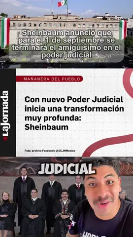 Presidenta Claudia Sheinbaum: A partir del 1 de septiembre, nueva era en el poder judicial sin familiares juntos.#claudiasheimbaum#poderjudicial#latinosenusa#noticiadeultimahora