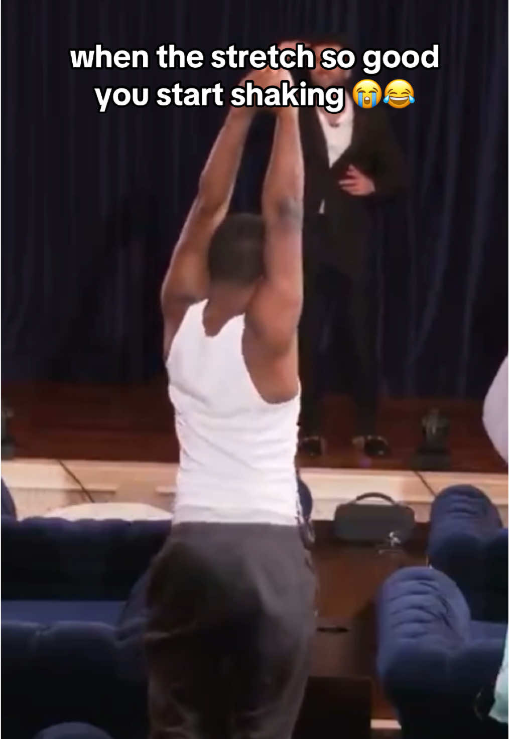 when the stretch so good you start shaking 😭😂 #fyp #viral #kaicenat #reggie 