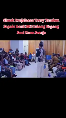 Penjelasan Kepala Bank BRI Soal Dana Seroja #fyp #ntt #nttpride🏝🔥 #kupang 