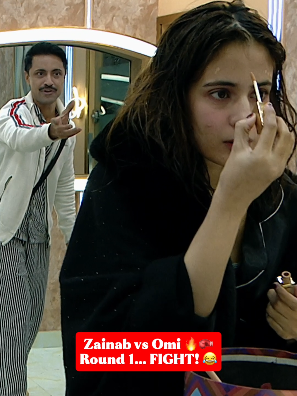 Na sulah, na samjhota, bas @omi butt  & @Zainabb Raja ka gussa nonstop! 😤😂 Total chaos mode ON! 🎭 Don’t miss Tamasha Season 4 – tonight at 10:00 PM – Only on #ARYDigital 📲 Free HD Streaming on ARY ZAP #TamashaSeason4 #Tamasha4OnAry #Tamasha4 #TamashaGhar