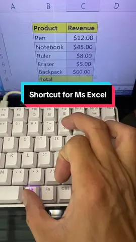 Shortcut for Microsoft Excel#shortcut #exceltips #excel #LearnOnTikTok #hoccungtiktok 