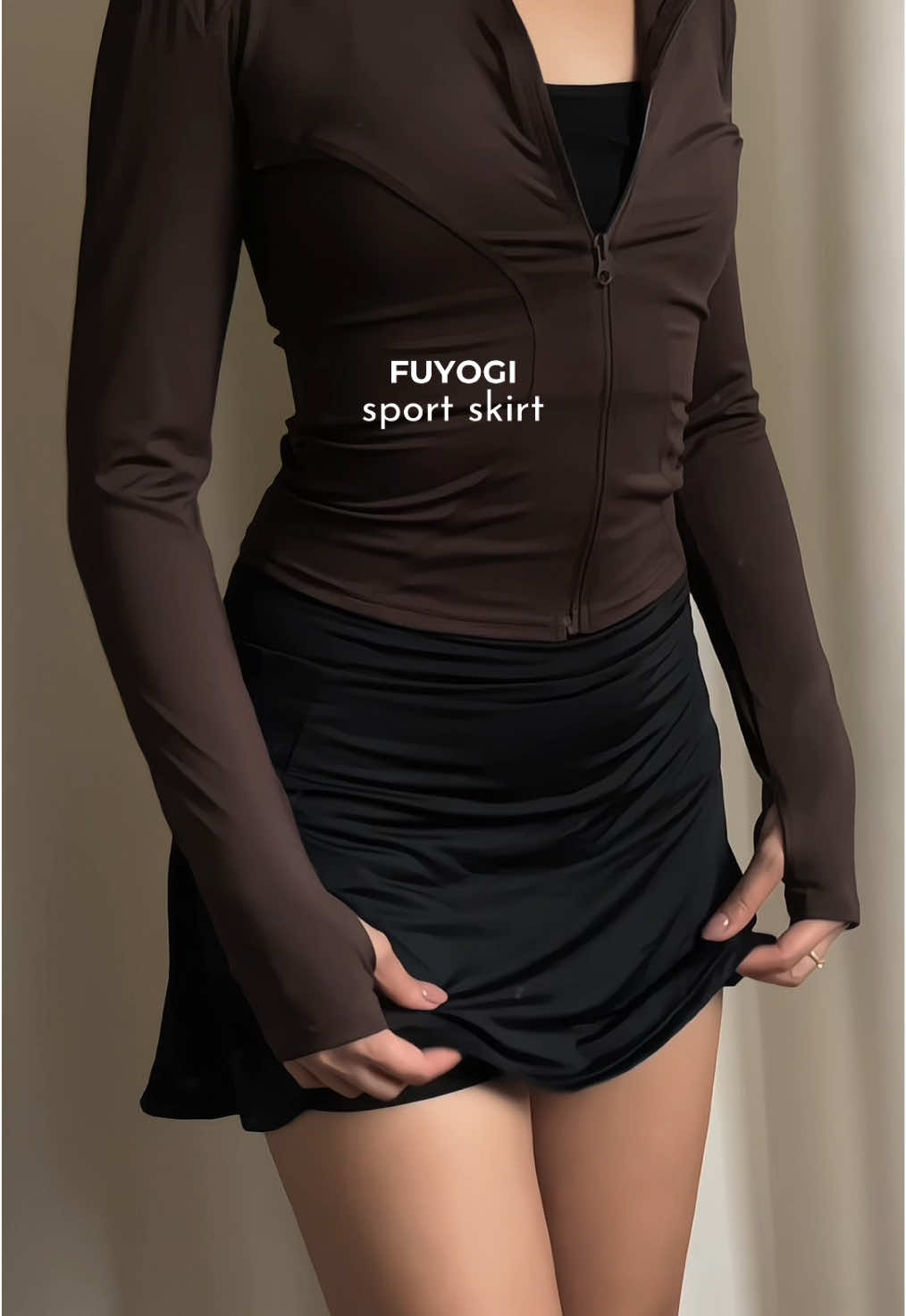 cute workout fit ✨ #sportskirt #tennisskirt #workoutoutfit #gymoutfit #fuyogi 