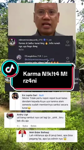 K4rm4 kata nikmir #nikitamirzanimawardi_17 #uyakuya #nikitamirzani #mafiaskincare #beritatiktok 