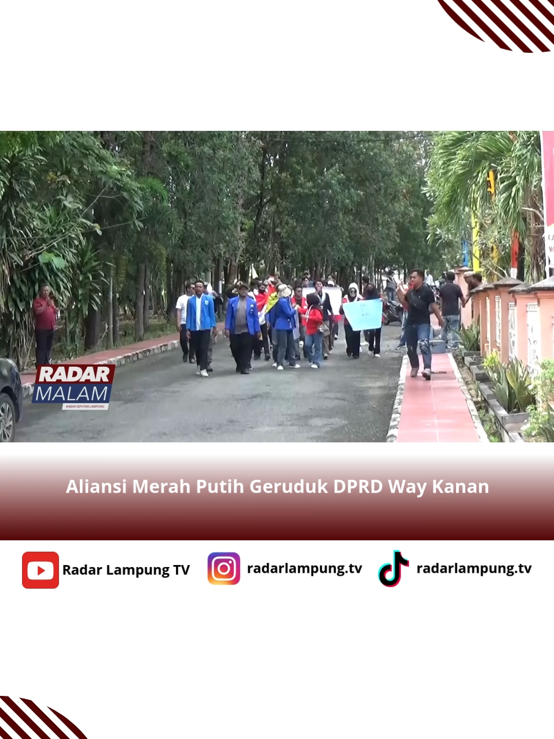 Aliansi Merah Putih Geruduk DPRD Way Kanan #aliansimerahputih #demo #dprdwaykanan #lampung #radartvlampung #fyp #fypシ #fypage #radartv