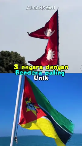 3 negara dengan bendera paling unik #fyp #fypage 