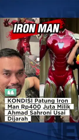 KONDISI Patung Iron Man Rp400 Juta Milik Ahmad Sahroni Usai Dijarah #gosip #viral #gajidpr #ironman #creatorsearchinsights 