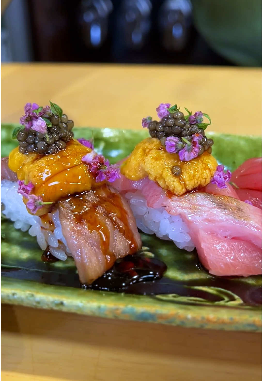 The Most Luxurious Sushi Trio in the World🍣✨ #sushi #food