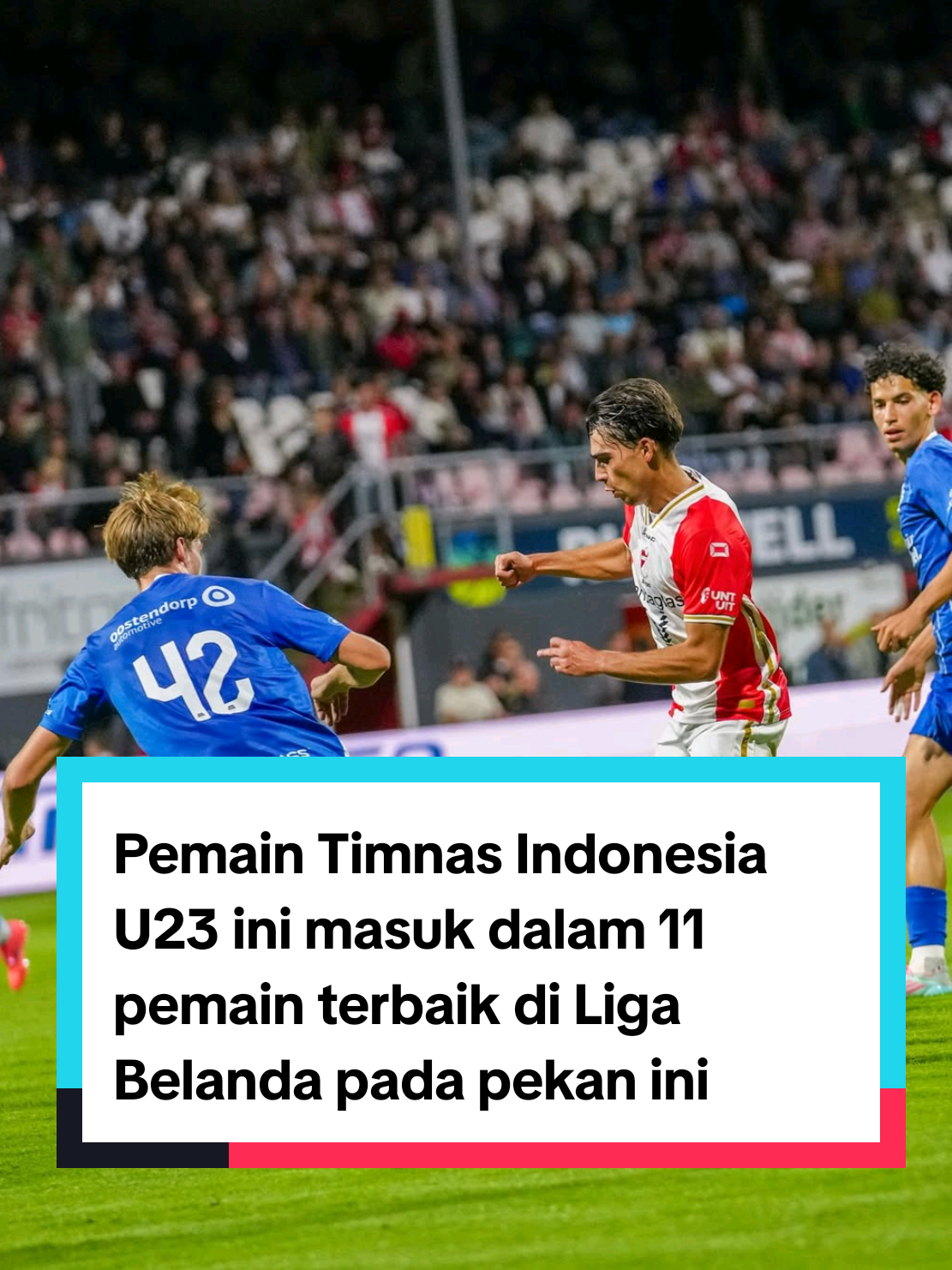 Pemain Timnas Indonesia U23 ini masuk dalam 11 pemain terbaik di Liga Belanda pada pekan ini. #timgeypens #timnasu23 #timnasindonesia #eerstedivisie #football 