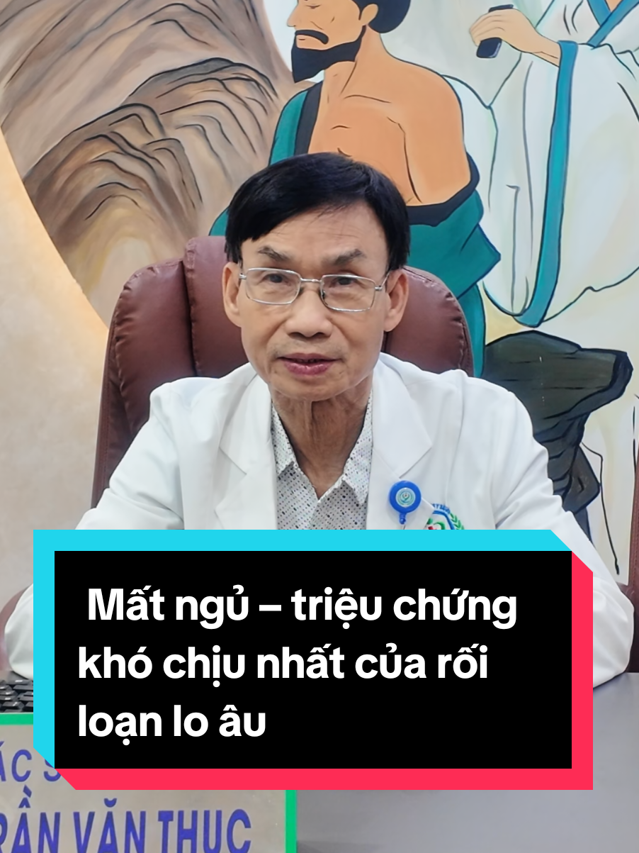 🌙 Mất ngủ – triệu chứng khó chịu nhất của rối loạn lo âu. Càng lo lắng càng mất ngủ, càng mất ngủ lại càng lo lắng 🔄 Vòng xoáy dai dẳng khiến người bệnh mệt mỏi, hoài chẳng dứt… #matngu #roiloanloau #bacsithuc  #stress #fyp