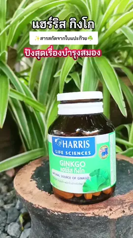 #HarrisGinkgo   #แฮร์ริสกิงโก  #อาหารเสริมบำรุงสมอง  #ทานดีบอกต่อ  #รีวิวอาหารเสริม 