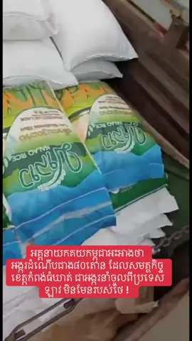 អគ្គនាយកគយកម្ពុជាអះអាងថា អង្ករដំណើបជាង៨០តោ​ន ដែលសមត្ថកិច្ចខេត្តកំពង់ធំឃាត់ ជាអង្ករនាំចូលពីប្រទេសឡាវ មិនមែនរបស់ថៃ (ភ្នំពេញ)៖ បន្ទាប់ពីប៉ុន្មានថ្ងៃនេះ នៅលើបណ្តាញទំនាក់ទំនងសង្គម ផ្ទុះការវែកញែកយ៉ាងច្រើន ករណីឃាត់រថយន្តដឹកអង្ករដំណើប នាំចូលពីប្រទេសឡាវតាមច្រកកំពង់ស្រឡៅ ខេត្តព្រះវិហារ ដោយចោទប្រកាន់ថាអង្ករដំណើបទាំងនោះជារបស់ថៃ និងចោទថាមន្ត្រីកម្ពុជាខ្វះមនសិការជាតិនិយមផងដែរនោះ, នៅរសៀលថ្ងៃទី២ ខែកញ្ញា ឆ្នាំ២០២៥នេះ បណ្ឌិត គុណ ញឹម រដ្ឋមន្ត្រីប្រតិភូអមនាយករដ្ឋមន្ត្រី និងជាអគ្គនាយកនៃអគ្គនាយកដ្ឋានគយ​ និងរដ្ឋាករកម្ពុជា បានបញ្ជាក់ឱ្យដឹងថា អង្ករដំណើបជាង៨០តោននោះ គឺជាអង្កររបស់ប្រទេសឡាវ នាំចូលមកម្ពុជា មិនមែនជារបស់ប្រទេសថៃឡើយ។ លោករដ្ឋមន្ត្រីប្រតិភូបញ្ជាក់ថា «អង្ករដំណើបទាំងអស់នោះ គឺនាំចូលពីឡាវ ហើយមានបង់ពន្ធ ដូចមានលិខិតបញ្ជាក់ជូន»។  ជាមួយគ្នានេះ លោកអគ្គនាយកបានសំណូមដល់បងប្អូន អ្នកប្រើប្រាស់បណ្តាញសង្គម សូមពិចារណា និងស្វែងរកការពិតឱ្យបានច្បាស់លាស់ មុននឹងបញ្ចេញមតិនានា ដែលប៉ះពាល់ដល់កិត្តយស និងសេចក្តីថ្លៃថ្នូររបស់អ្នកដទៃ។   បើតាមមន្ត្រីគយ អង្ករដំណើបដែលនាំចូលពីប្រទេសឡាវនេះ គឺអ្នកនាំចូលដឹកជញ្ជូនតាមទូកហើយបង់ពន្ធ បន្ទាប់ពីបង់ពន្ធរួចម្ចាស់ទំនិញបានយកអង្ករដំណើបទាំងនោះ មករក្សាទុកនៅក្នុងឃ្លាំង ពេលមានតម្រូវការបញ្ជាទិញពីរាជធានីភ្នំពេញ ឬខេត្តផ្សេងៗ ទើបដឹកចេញតាមរថយន្តទៅកាន់ទីតាំងដែលមានតម្រូវការទាំងនោះ។  ពាក់ព័ន្ធស្ថានភាពការខ្វះខាតអង្ករដំណើបនៅកម្ពុជា លោក លន់ យ៉េង អគ្គលេខាធិការសហព័ន្ធស្រូវអង្ករកម្ពុជា បានបញ្ជាក់ឱ្យដឹងថា បច្ចុប្បន្ននេះកម្ពុជា មានការខ្វះខាតអង្ករដំណើបមួយចំនួន ដែលចាំបាច់ត្រូវនាំចូលពីប្រទេសឡាវ វៀតណាម និងថៃ ប៉ុន្តែក្នុងចំណោមប្រទេសទាំង៣នេះ ការនាំចូលពីប្រទេសឡាវមានច្រើន ដោយសារឡាវដាំដុះអង្ករដំណើបច្រើន និងមានគុណភាពល្អជាងអង្ករដំណើបរបស់វៀតណាម ចំណែកឯថៃ វិញនាំចូលតិចតួច ព្រោះថៃក៏មានតម្រូវការអង្ករដំណើបច្រើន ដែលត្រូវនាំចូលពីប្រទេសឡាវផងដែរ។ លោកបន្ថែមថា ដោយសារតែស្រូវដំណើបមានទិន្នផលតិច មានរយៈពេលយូរ និងប្រកាន់រដូវ ដូច្នេះបងប្អូនប្រជាពលរដ្ឋមិនសូវនិយមដាំដុះច្រើនឡើយ ដូច្នេះទើបយើងខ្វះខាតអង្ករដំណើប។ បន្ថែមពីនេះ រដូវបុណ្យភ្ជុំបិណ្ឌជិតខិតចូលមកដល់ក្នុងពេលដ៏ខ្លីខាងមុខ ហើយការប្រមូលផលអង្ករដំណើប របស់កសិករយើងក៏មិនទាន់ដល់ ព្រោះជាទូទៅស្រូវដំណើបត្រូវប្រមូលផលចុះខែតុលា ឬដើមខែវិច្ឆិកា ដូច្នេះច្បាស់ណាស់ ត្រូវការនាំចូលជាចាំបាច់។    ទោះជាយ៉ាងនេះក្តីក្រសួងកសិកម្ម និងសហព័ន្ធស្រូវអង្ករកម្ពុជា បាននិងកំពុងជំរុញឱ្យមានការដាំដុះអង្ករដំណើប ឱ្យបានច្រើនជាងមុន ដោយបានផ្សព្វផ្សាយជំរុញនូវការដាំដុះស្រូវដំណើប ពូជ «ស្បៃមង្គល» ដែលបានចុះបញ្ជីចុះម៉ាកអង្ករសមូហភាព កាលពីឆ្នាំ២០២២។ បើតាមលោកអគ្គលេខាធិការ ចំពោះអង្ករដំណើបជាង៨០តោន ដែលសមត្ថកិច្ចឃាត់នោះ គឺមិនទាន់អាចបញ្ជាប់ប្រភពច្បាស់ថា នាំចូលពីឡាវ ឬថៃនោះទេ ប៉ុន្តែគ្រាន់ស្ថានជាក់ស្តែងថៃ ក៏មានតម្រូវការអង្ករដំណើប ត្រូវនាំចូលពីឡាវដូចកម្ពុជាដែរ៕