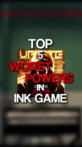 Top 5 WORST POWERS in Roblox Ink Game… 🥱❌ #inkgame #robloxinkgame #squidgame #roblox #newupdate 