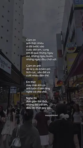 “Cảm ơn anh..🫶” #tinhyeu #suyymottchut #fyp #viral 