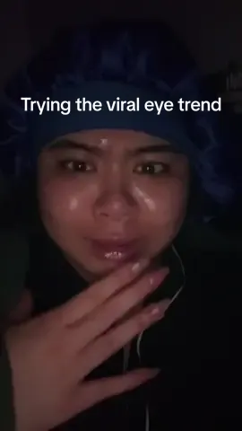 Why do I have a headache from doing the eye trend now?