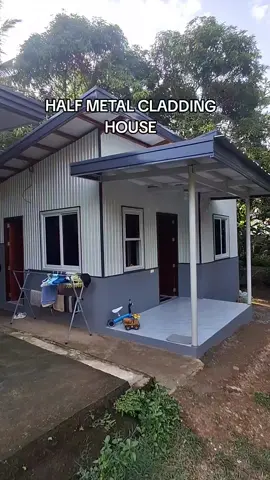 Kisame sa labas at grills nalang kulang,,🤗🤗🤗 #metalcladding #cladding #metalcladdinghouse 