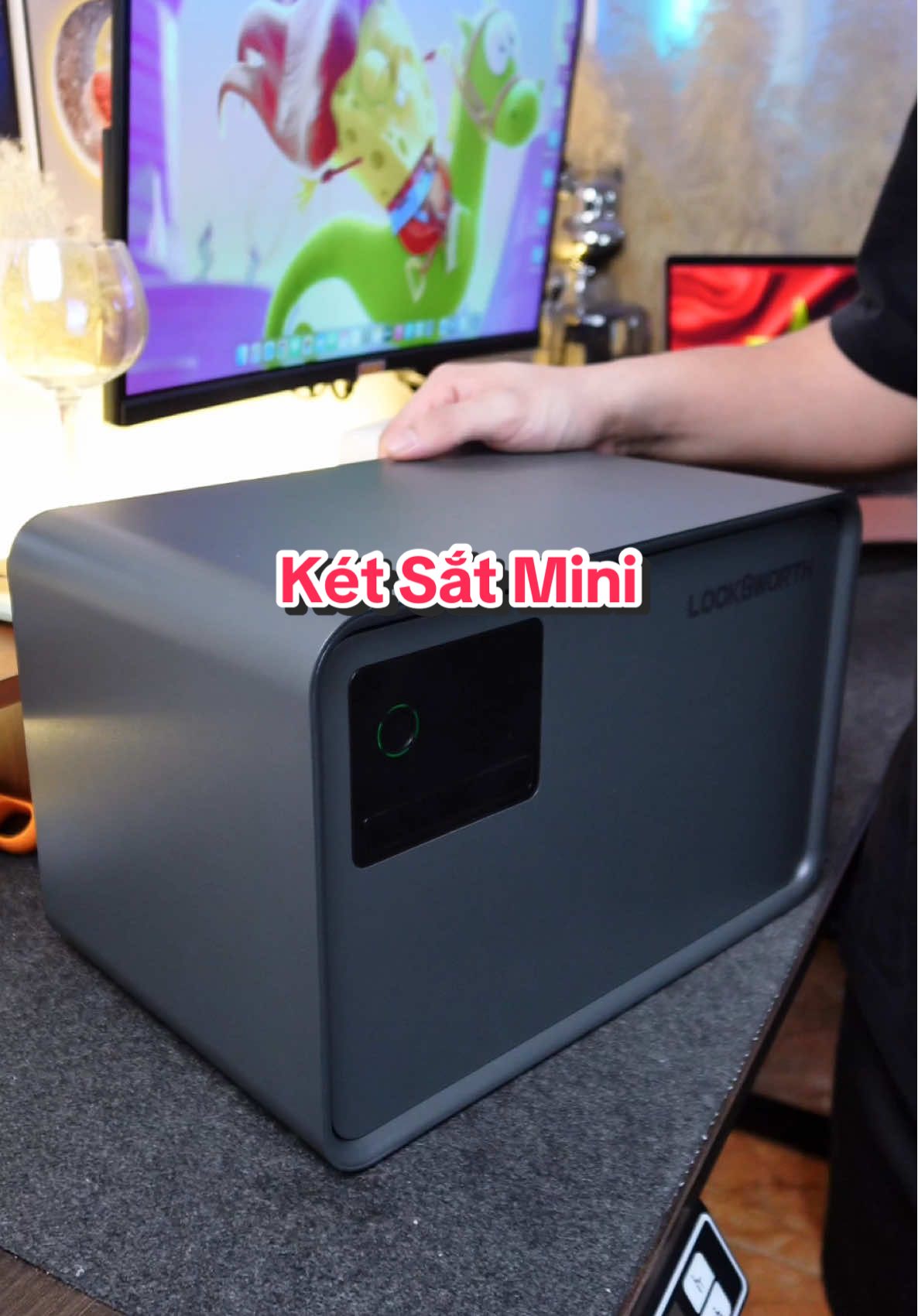Két sắt mini thông minh mở khoá đa chế độ, có tính năng an toàn #ongbobaconreview #LearnOnTikTok 