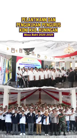 Pagi ini #AmihTuti mendampingi Bupati Kuningan dalam acara Pelantikan dan Pengukuhan Pengurus KONI Kabupaten Kuningan. KONI adalah rumah besar bagi para insan olahraga, tempat tumbuhnya semangat juang, sportivitas, dan prestasi. Selamat mengemban amanah kepada Pengurus KONI Kabupaten Kuningan Masa Bakti 2025–2029. Saya berharap, dengan kepengurusan baru ini, KONI Kuningan dapat terus melahirkan atlet-atlet hebat, membawa harum nama daerah, serta menjadi inspirasi bagi generasi muda untuk hidup sehat, kuat, dan berprestasi. 🏅✨ Bersama, mari kita dukung olahraga Kuningan agar semakin maju dan berjaya. #koni #konikuningan #komiteolahraganasionalindonesia #kuninganmelesat 