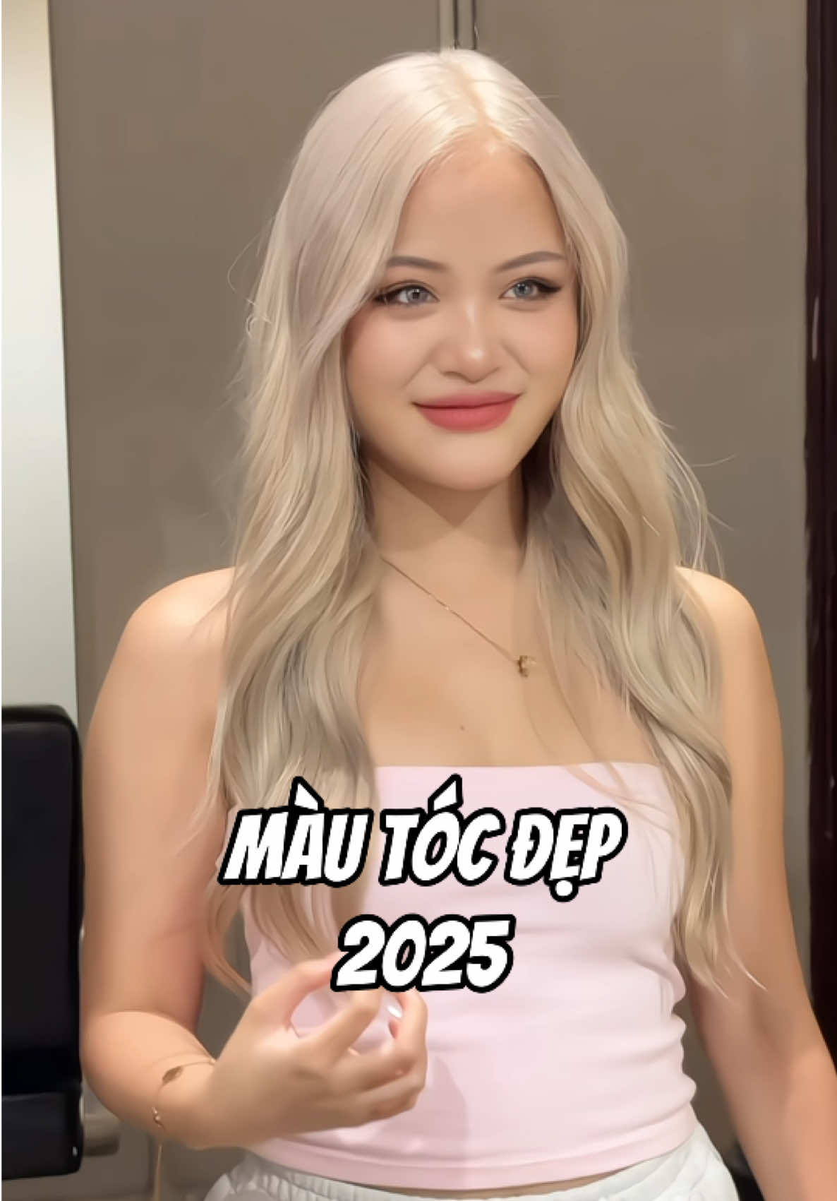 Màu tóc được chọn nhiều nhất 2025 , siêu tôn da mà màu trôi cực đẹp nha#nhuomtoc #tocdep #cattocdongda #blonde #viral 
