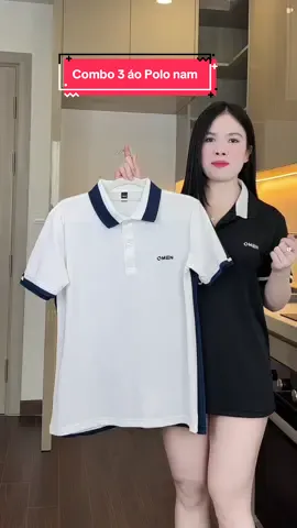 Combo 3 áo Polo nam