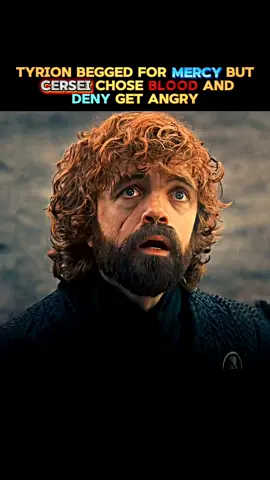 Tyrion begged for mercy, but Cersei chose blood🩸🔥🐉 #fyp #houseofthedragon #gameofthrones 