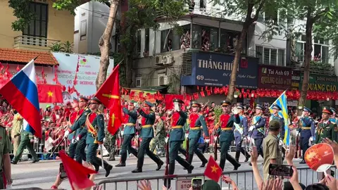 Đã quá tổ quốc ơi Quân nhân Nga #hanoi #a80 #RangRoVietNam #duyetbinh #quannhannga