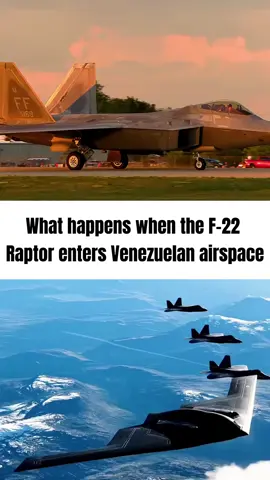 What happens when the F-22 Rapyor enters Venezuela airspace #venezuela #military #usa #foryou #fyp 
