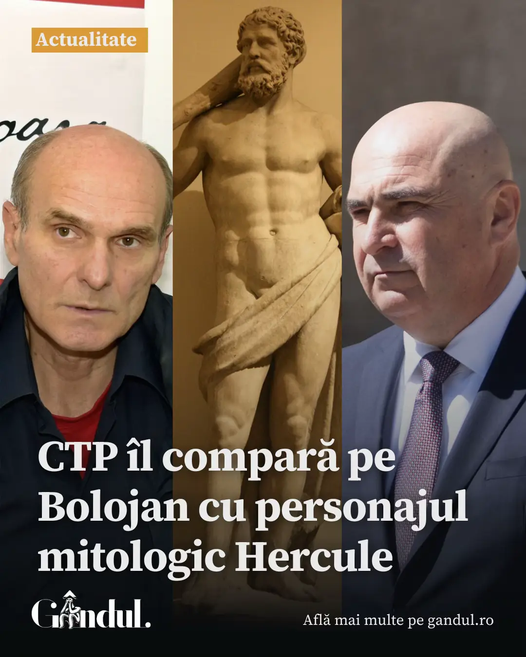 CTP îl compară pe Bolojan cu personajul mitologic Hercule #romania #bolojan #hercules #news #gandul