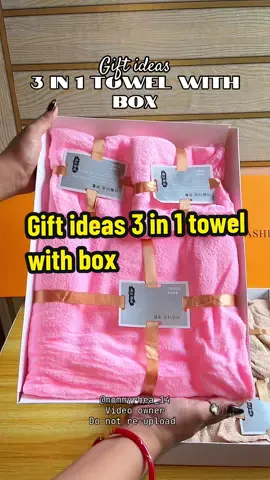Gift ideas 3 in 1 towel with box #3in1towel #giftideas #bathtowel #3in1bathtowel #recommendations @King-Top 