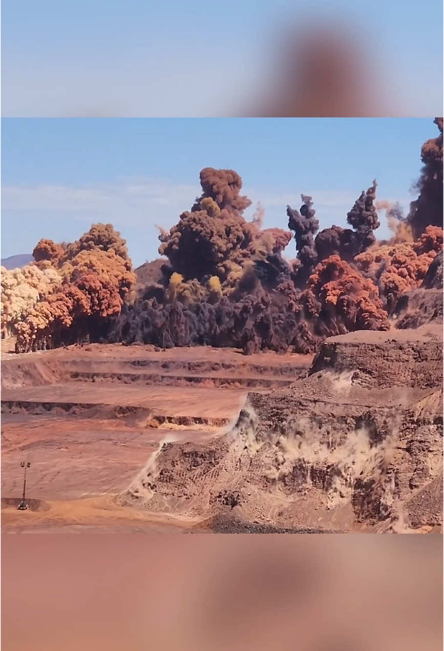 Explosive Rock Blasting in Action #controlledblasting #fireinthehole #demolition #blasting #satisfying #oddlysatisfying #foryou #fyp #funny #usa 